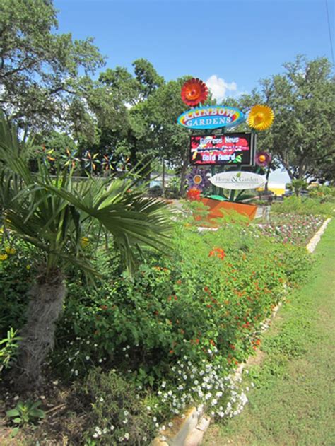 Rainbow gardens san antonio - Rainbow Gardens Bandera is a parklike nursery selling yard decor, supplies and plants, including fruit and xeriscape plants. It also hosts free …